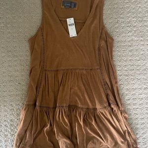 Anthropolgie mustard yellow tank blouse